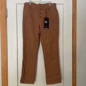NWT Levi’s 724 High-Rise Straight Cropped Utility Pants